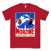 Red Savoie France Blue Classic Tee - artisFamous