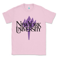 Bubblegum Pink New York University Classic Tee - artisFamous