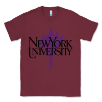 Burgundy New York University Classic Tee - artisFamous
