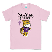 Bubblegum Pink New York University Classic Tee - artisFamous
