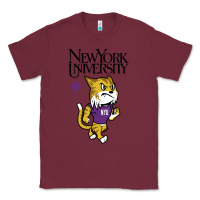 Burgundy New York University Classic Tee - artisFamous