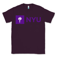 Plum nyu new york university purple Classic Tee - artisFamous