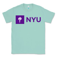 Seafoam nyu new york university purple Classic Tee - artisFamous