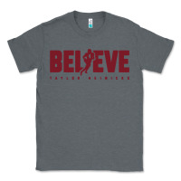 Charcoal Heather taylor heinicke believe Classic Tee - artisFamous