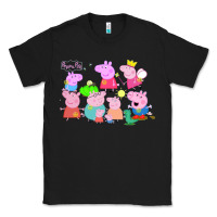 Black Peppa Pig Classic Tee - artisFamous