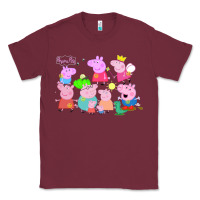 Burgundy Peppa Pig Classic Tee - artisFamous