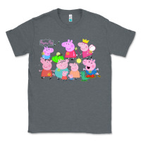 Charcoal Heather Peppa Pig Classic Tee - artisFamous