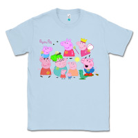 Dusty Blue Peppa Pig Classic Tee - artisFamous
