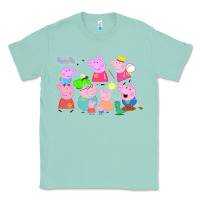 Seafoam Peppa Pig Classic Tee - artisFamous