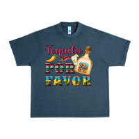 Midnight Navy mexican tequila por favor Urban Heavy Tee - Artiststas