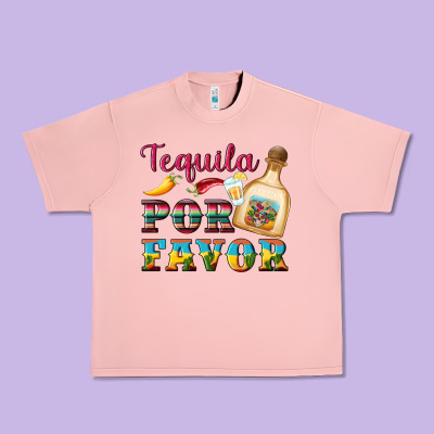 Mexican Tequila Por Favor Urban Heavy Tee Designed By Artiststas