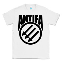 White anti blue check action Classic Tee - artisFamous
