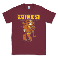 Burgundy zoinks Classic Tee - artisFamous