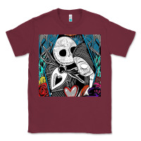 Burgundy the nightmare before christmas 2 Classic Tee - artisFamous