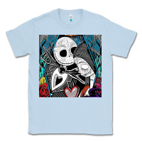 Dusty Blue the nightmare before christmas 2 Classic Tee - artisFamous