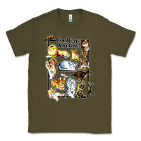 Army Green cool cats and kittens Classic Tee - artisFamous
