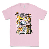 Bubblegum Pink cool cats and kittens Classic Tee - artisFamous