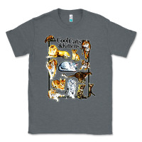 Charcoal Heather cool cats and kittens Classic Tee - artisFamous