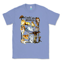 Colony Blue cool cats and kittens Classic Tee - artisFamous