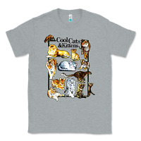 Heather Grey cool cats and kittens Classic Tee - artisFamous