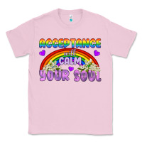 Bubblegum Pink Lgbtq Acceptance Will Calm Your Soul Classic Tee - BundleAndBundleShop