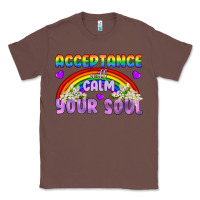 Chestnut Lgbtq Acceptance Will Calm Your Soul Classic Tee - BundleAndBundleShop