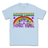 Dusty Blue Lgbtq Acceptance Will Calm Your Soul Classic Tee - BundleAndBundleShop
