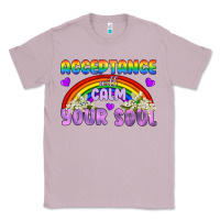 Lilac Lgbtq Acceptance Will Calm Your Soul Classic Tee - BundleAndBundleShop