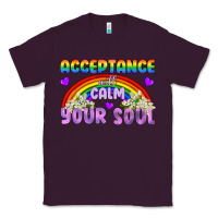 Plum Lgbtq Acceptance Will Calm Your Soul Classic Tee - BundleAndBundleShop