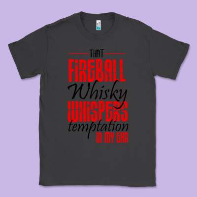 Fireball Whisky Whispers Classic Tee Designed By Artisfamous