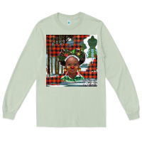 Matcha Christmas African girl Long Sleeve Tee - BarkalooDesign