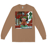 Toasted Coconut Christmas African girl Long Sleeve Tee - BarkalooDesign