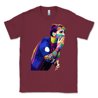 Burgundy LIONEL MESSI Classic Tee - artisFamous