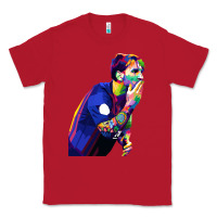 Red LIONEL MESSI Classic Tee - artisFamous