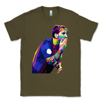 Army Green LIONEL MESSI Classic Tee - artisFamous