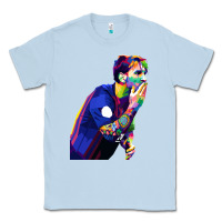 Dusty Blue LIONEL MESSI Classic Tee - artisFamous