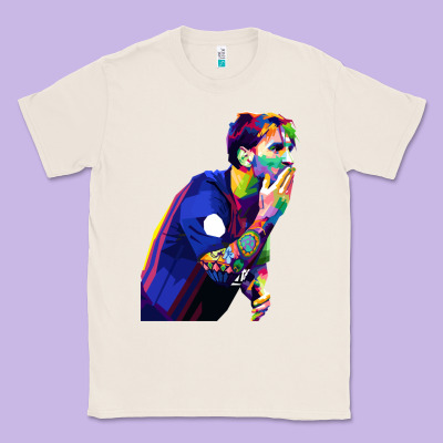 Lionel Messi Classic Tee Designed By Artisfamous
