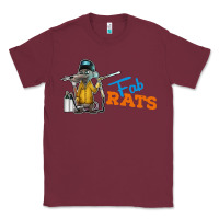 Burgundy fabrats Classic Tee - artisFamous