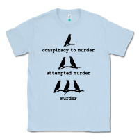 Dusty Blue attempted murder cute Classic Tee - artisFamous