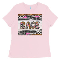 Bubblegum Pink race Ladies Tee - Artiststas