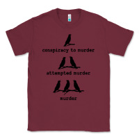 Burgundy attempted murder cute Classic Tee - artisFamous