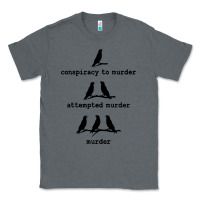 Charcoal Heather attempted murder cute Classic Tee - artisFamous