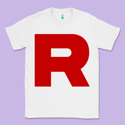 R Is Team Rocket Classic Tee Designed By Artisfamous