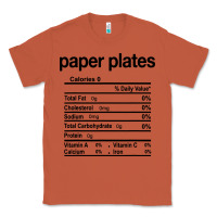 Copper paper plates nutrition facts funny thanksgiving christmas Classic Tee - artisFamous