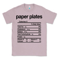 Lilac paper plates nutrition facts funny thanksgiving christmas Classic Tee - artisFamous