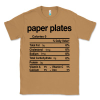 Toasted Coconut paper plates nutrition facts funny thanksgiving christmas Classic Tee - artisFamous