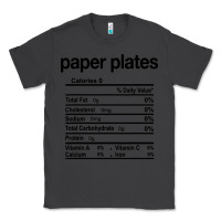 Smoke paper plates nutrition facts funny thanksgiving christmas Classic Tee - artisFamous