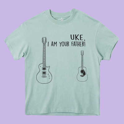 Uke I'm Your Father Heavy Core Tee Designed By Bettercallsaul