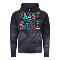 Cloud Black sassy little soul Vintage Hoodie - AdoDesignShop