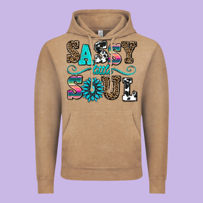 Sassy Little Soul Vintage Hoodie Designed By Adodesignshop